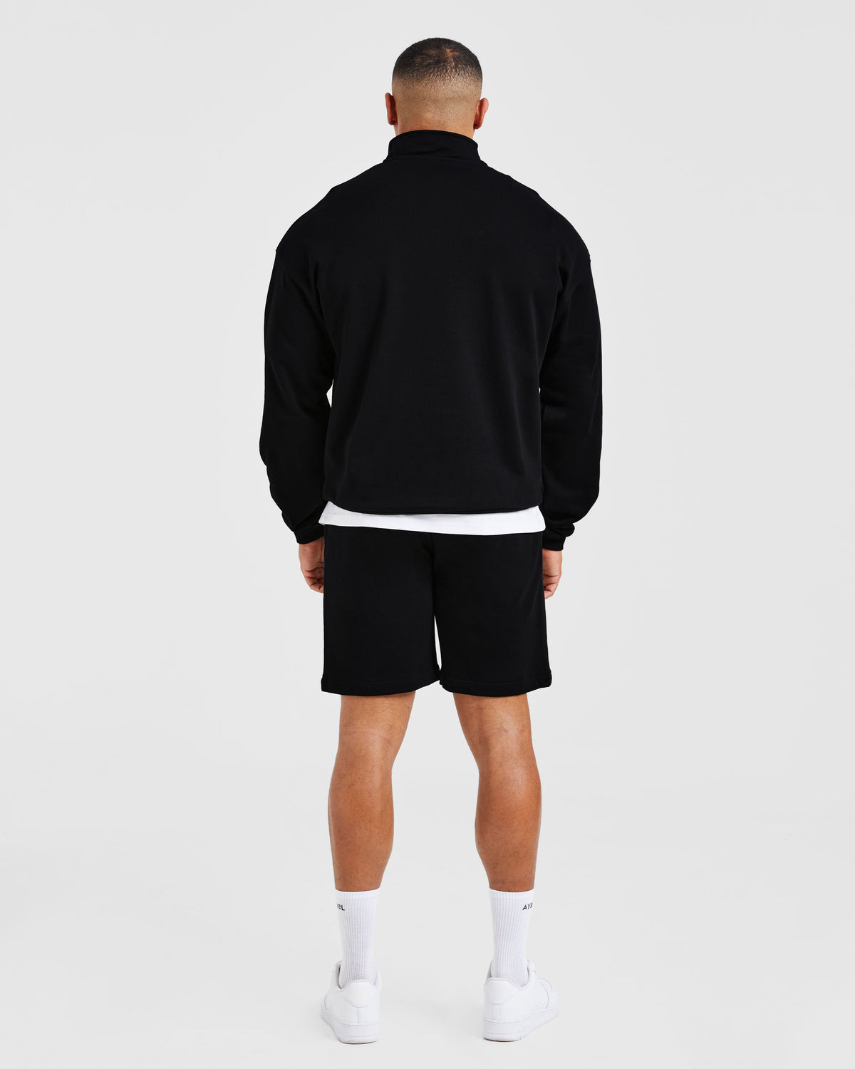 Rebound 1/4 Zip Pullover - Noir