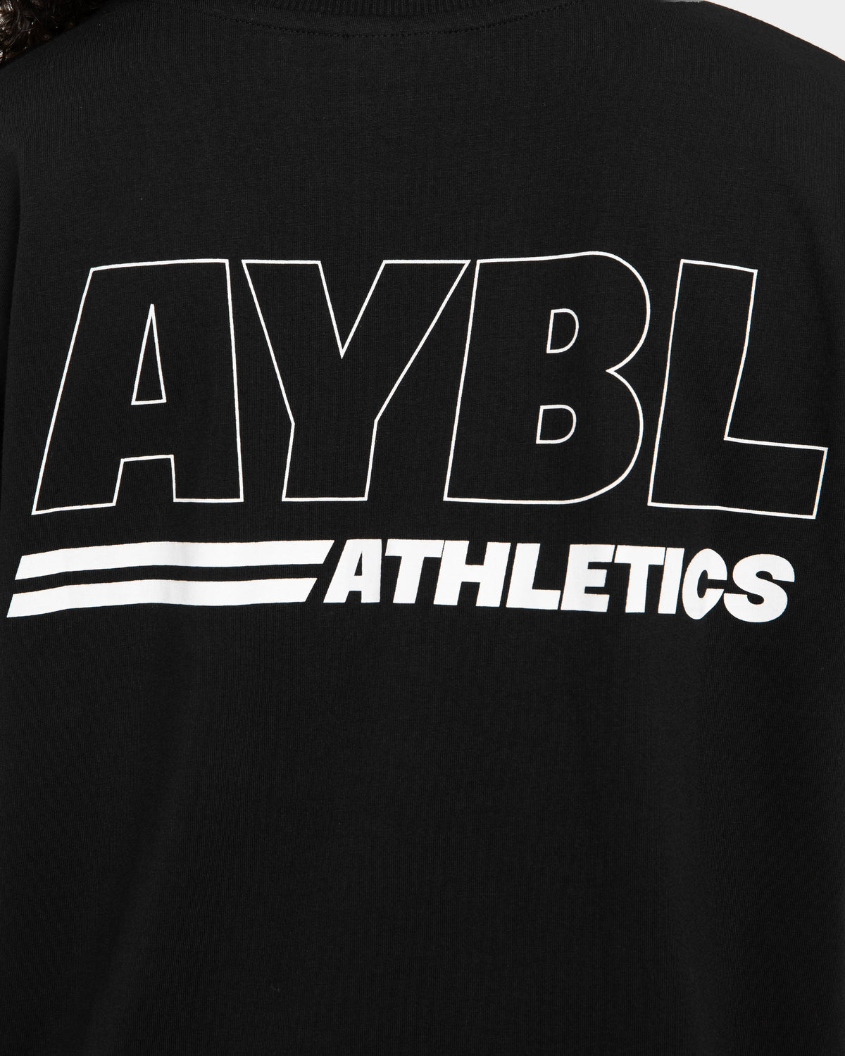 Athletics Track Oversized T Shirt - Noir/Blanc