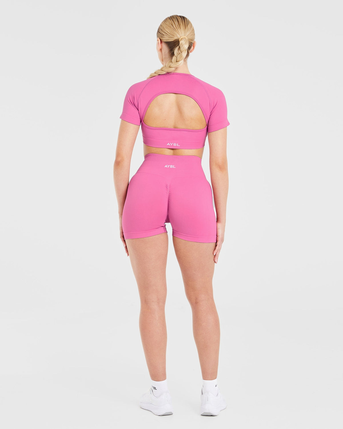 Power Seamless Shorts - Rose