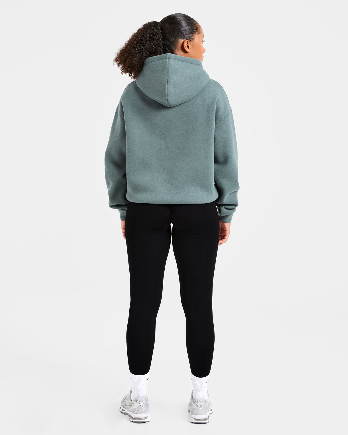 Athletics Applique Oversized Hoodie - Slate