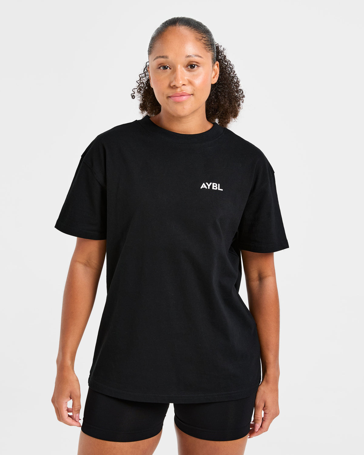 Lift Graphic Oversized T Shirt - Noir