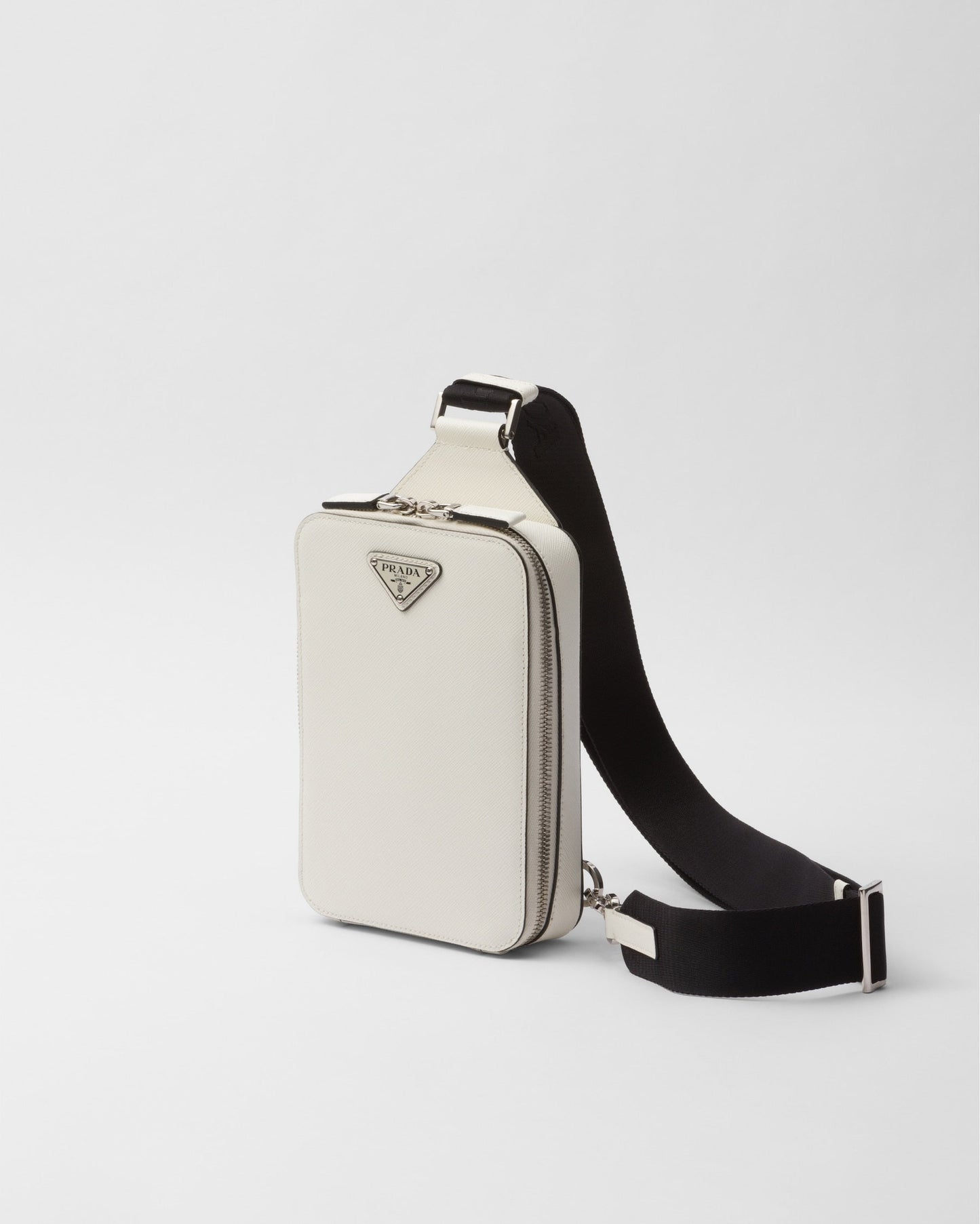 Sac Prada Brique en cuir Saffiano - #1