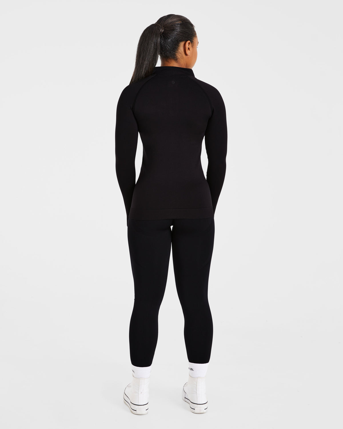 Essential Seamless Zip Jacket - Noir
