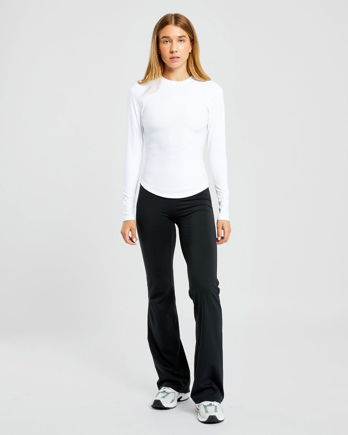Sculpt Long Sleeve Top - Blanc