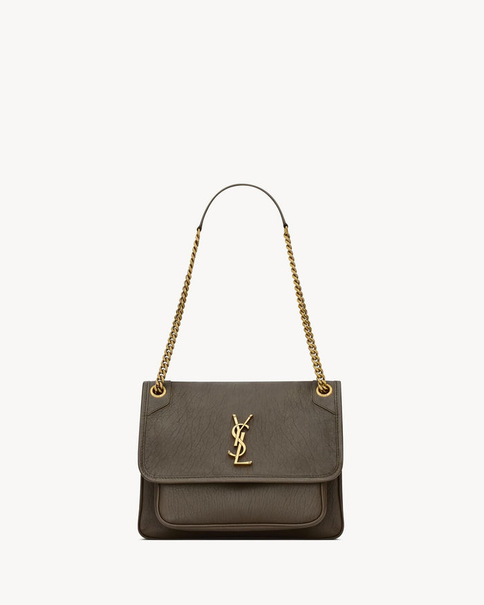 NIKI MEDIUM EN CUIR D’AGNEAU GRAINÉ - YSL