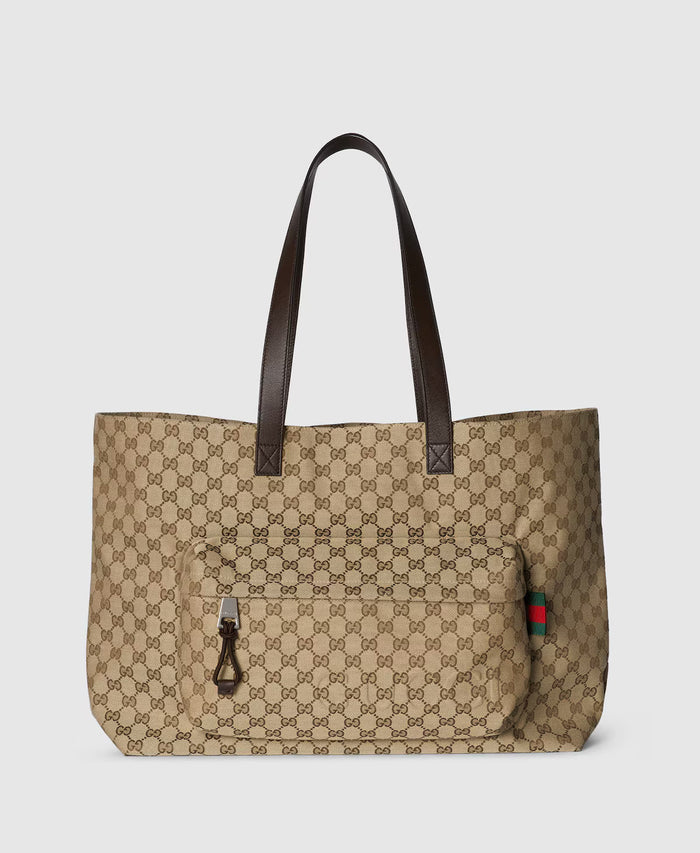 Cabas en toile GG maxi format