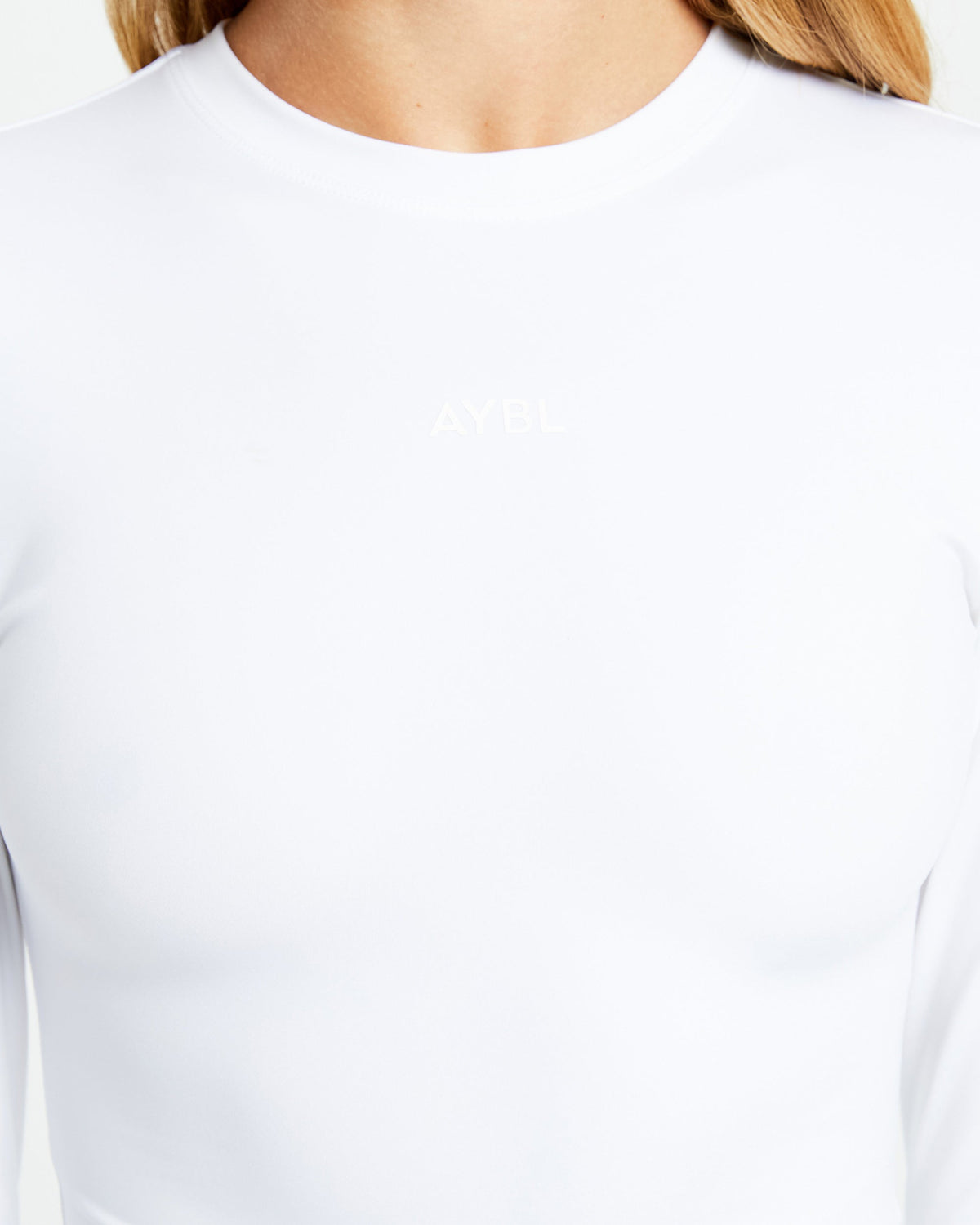 Sculpt Long Sleeve Top - Blanc