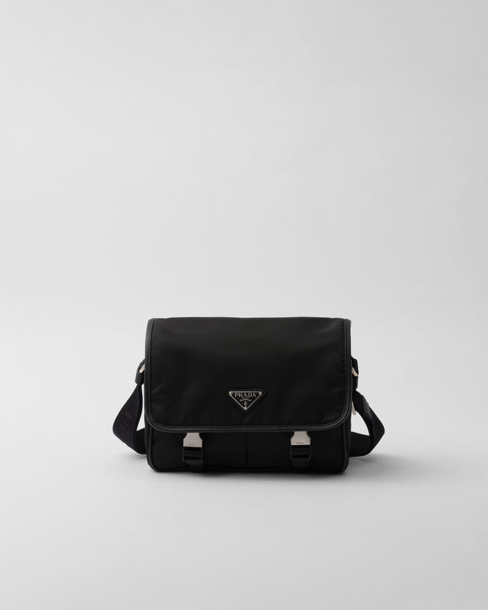 Sac porté épaule en Re-Nylon et cuir Saffiano - #12