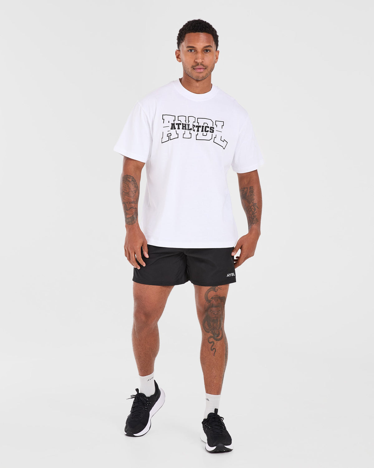 Athletics Oversized T Shirt - Blanc