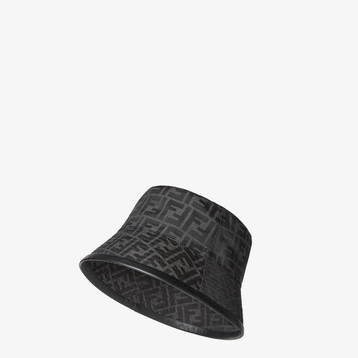 Bob en tissu jacquard FF noir