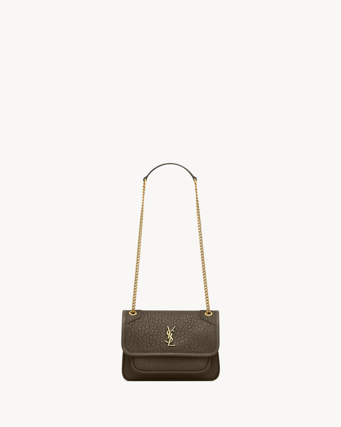 MINI NIKI EN CUIR D'AGNEAU GRAINÉ - YSL