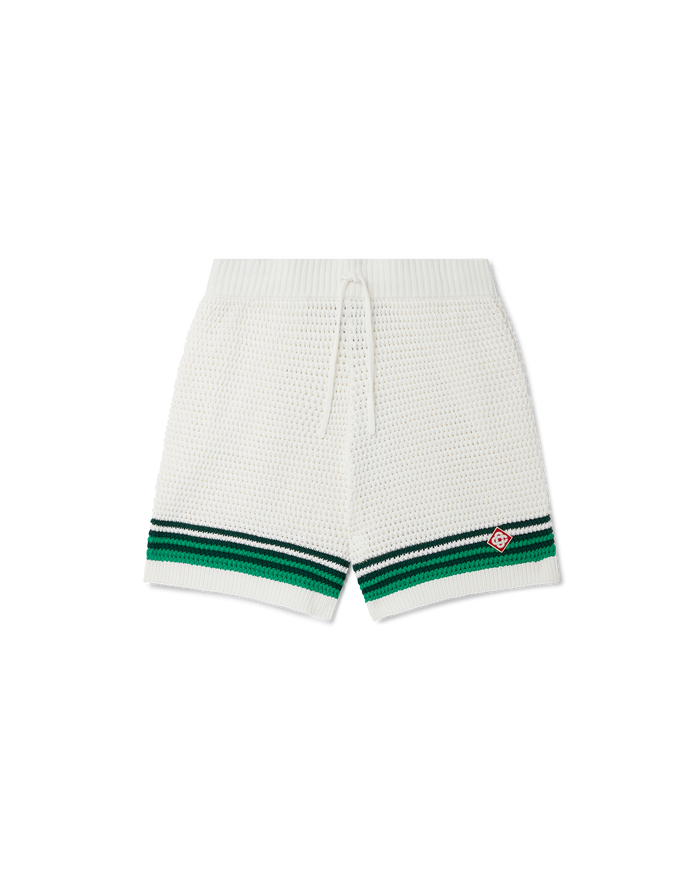 Tennis Crochet Shorts - casablanca