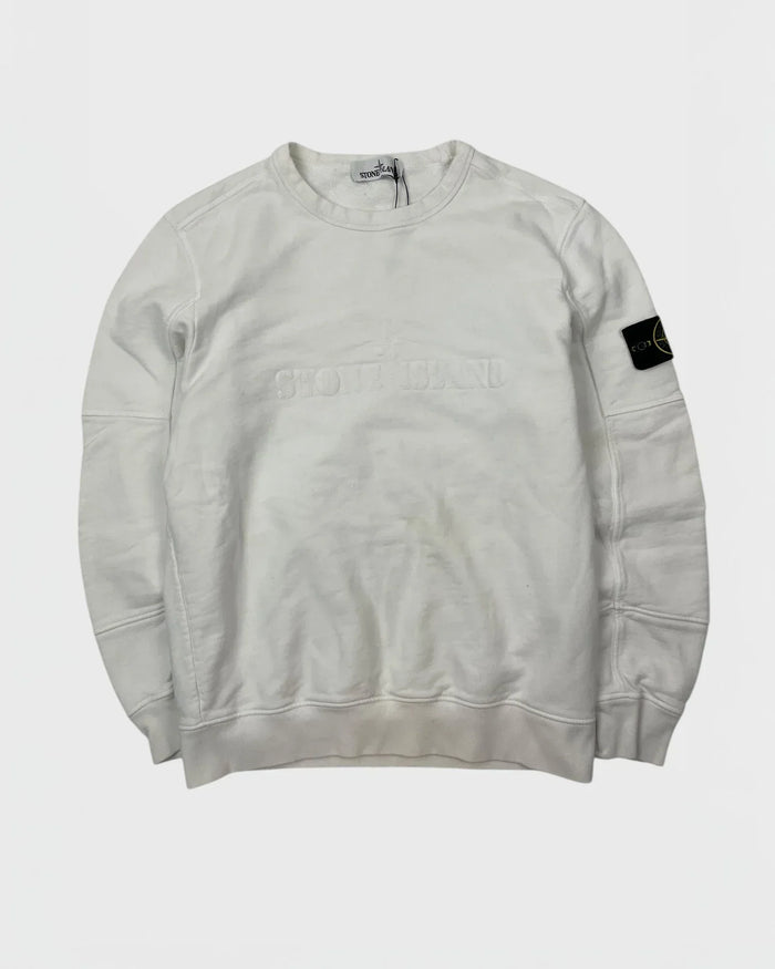 Stone Island pull - Blanc (2)