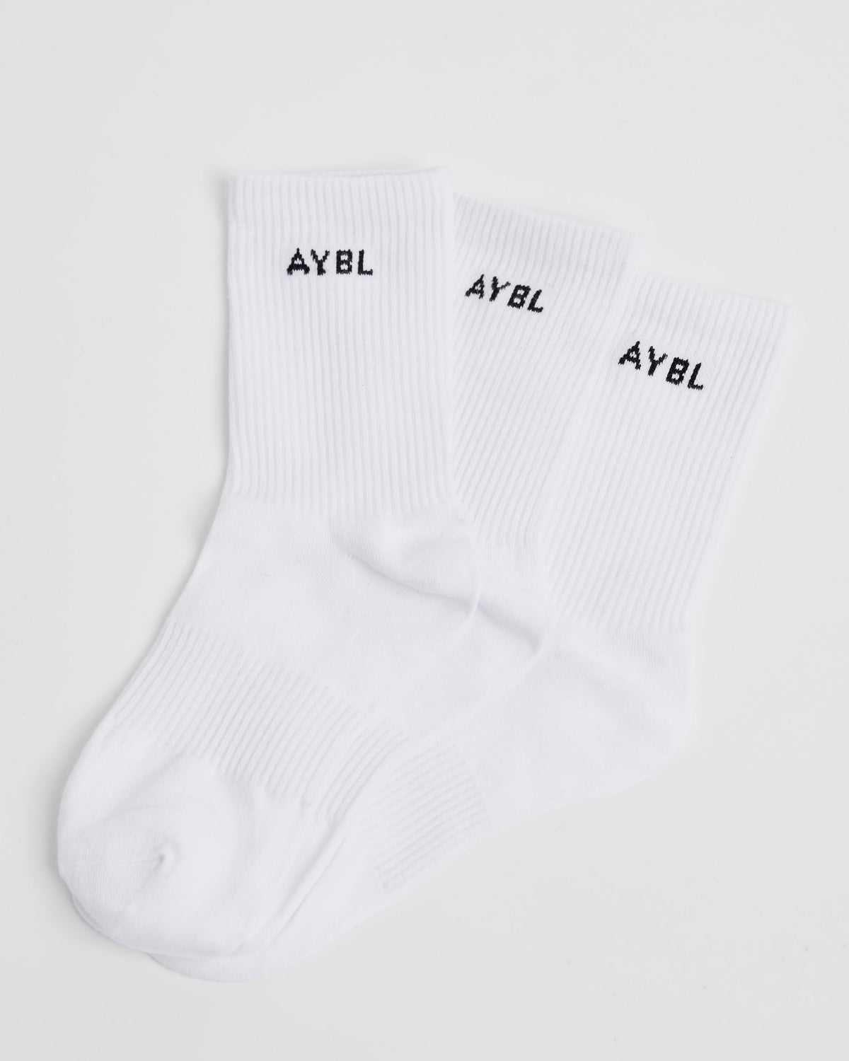 Everyday Crew Socks (3 Pack) - Blanc