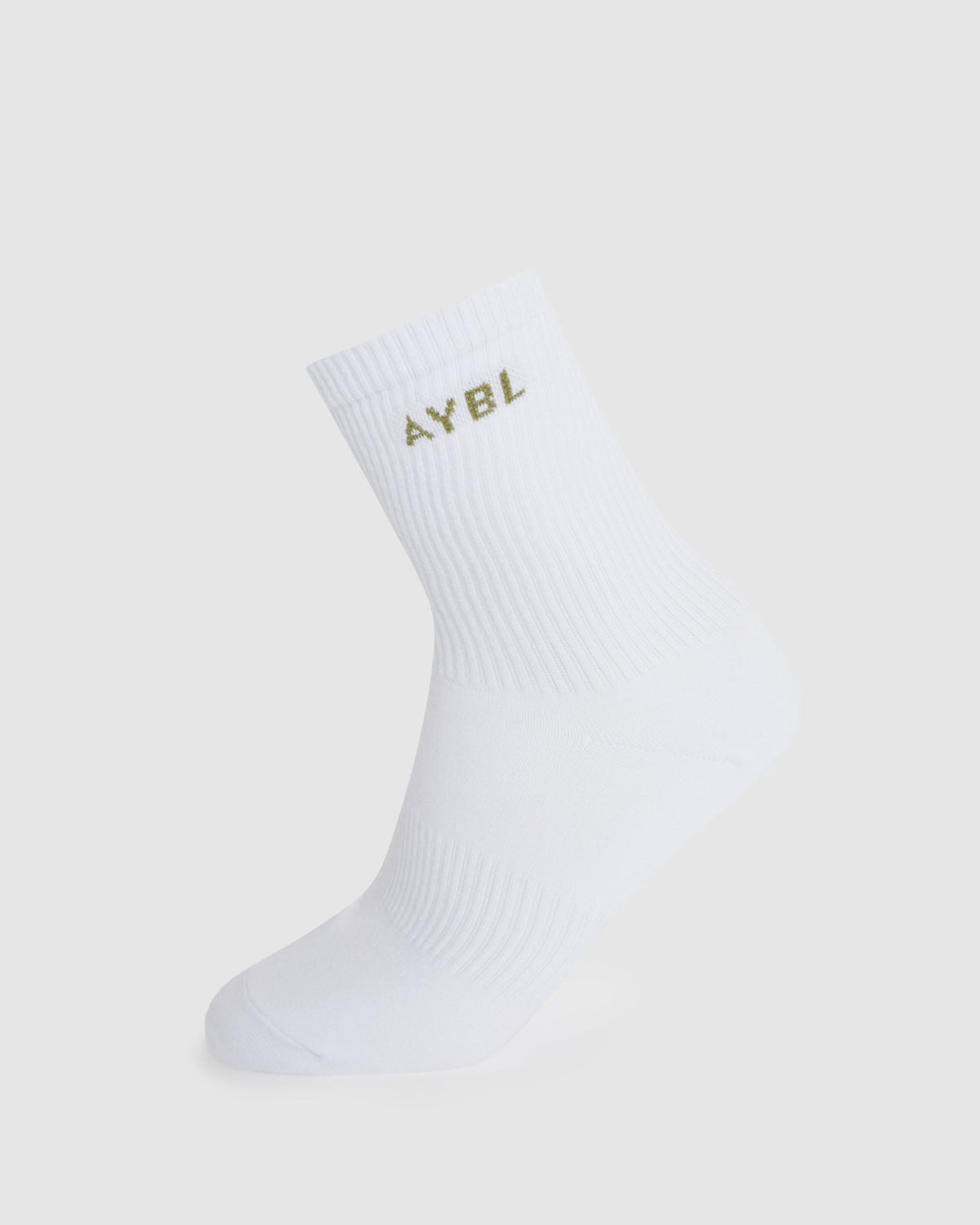Everyday Crew Socks (3 Pack) - Khaki/Beige/Blanc