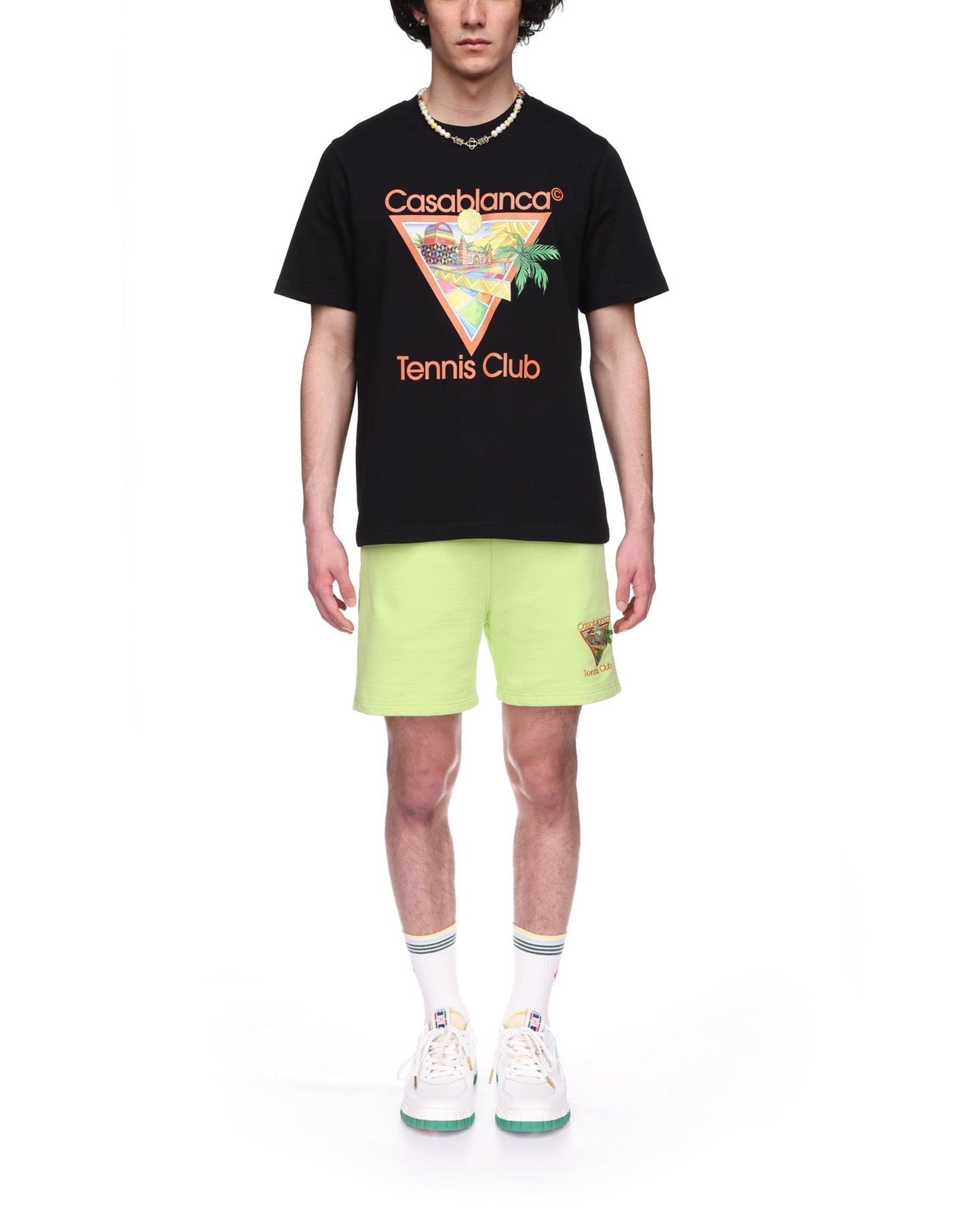 Afro Cubism Tennis Club T-Shirt - casablanca (2)